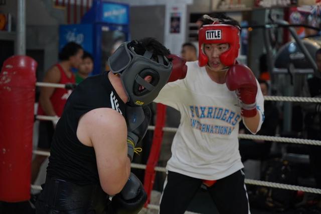 泰国选手在拳击比赛中进入决赛